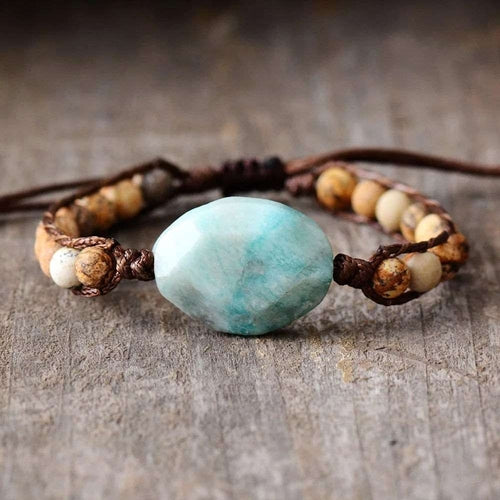 Amazonite Beaded Bracelet Embrace Tranquility and Style
